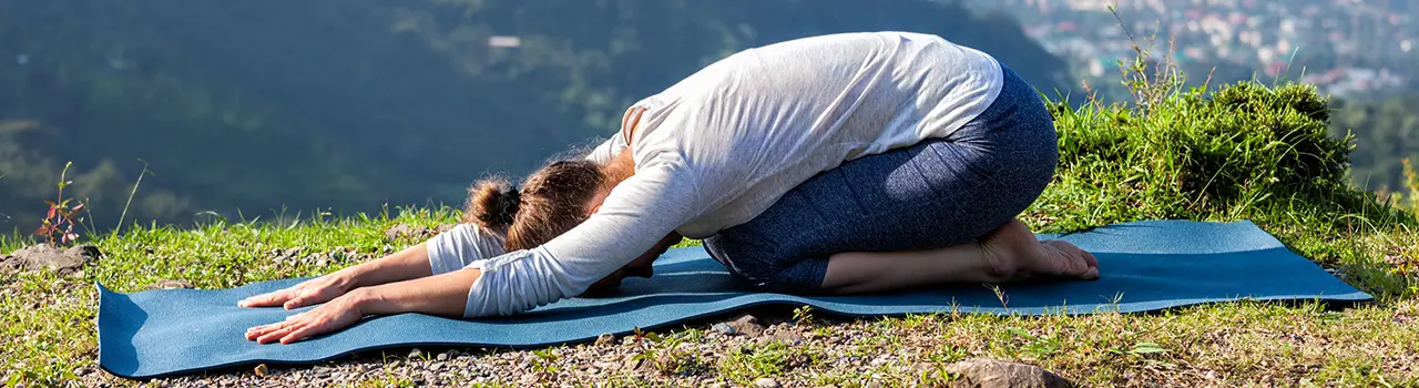 Balasana or child pose