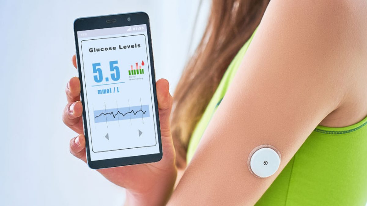 Blood sugar monitoring and glucose levels visualization