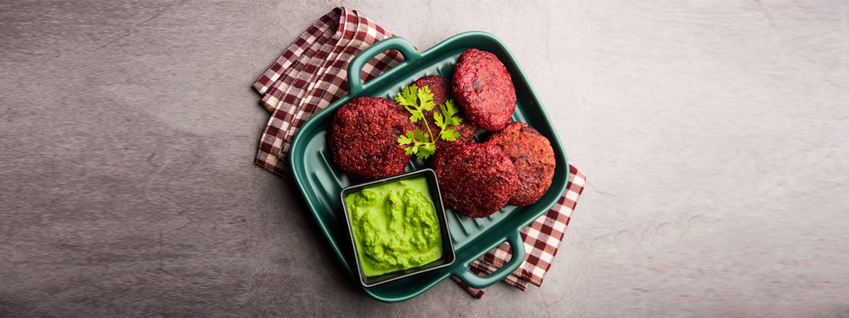 Beetroot tikki