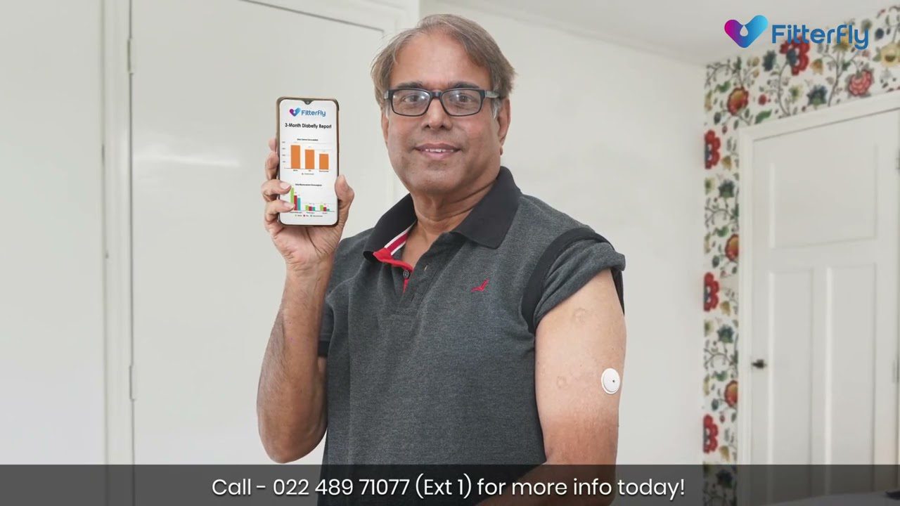 How Mr Satish Kini lowered his blood sugar with data from a CGM sensor | Fitterfly