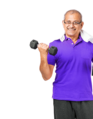 A Man Lifting Dumbbell A Man Lifting Dumbbell