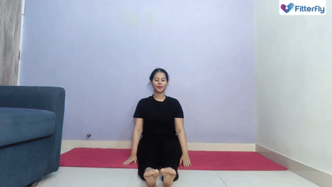 Baddha Konasana (Butterfly Pose) yoga for pcos,