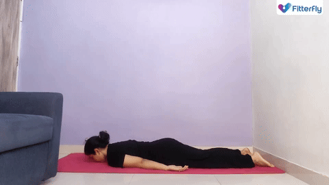 Dhanurasana Bow Pose for pcos.
