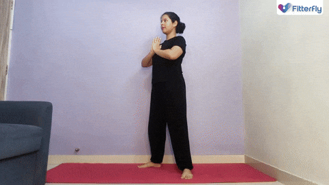 Malasana yoga pose for pcos.