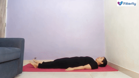 Uttanpadasana yoga pose for pcos.