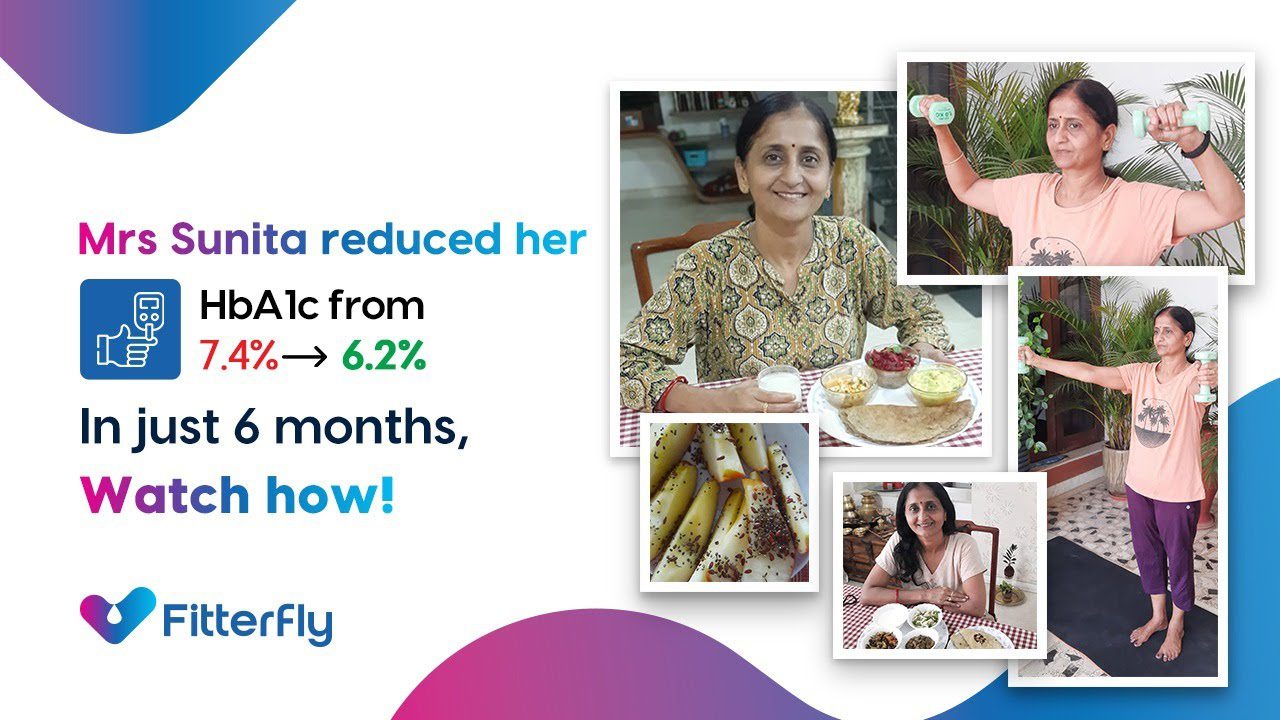 Mrs. Sunita’s Diabetes Success: Lowered HbA1c to 6.2% in 6 Months