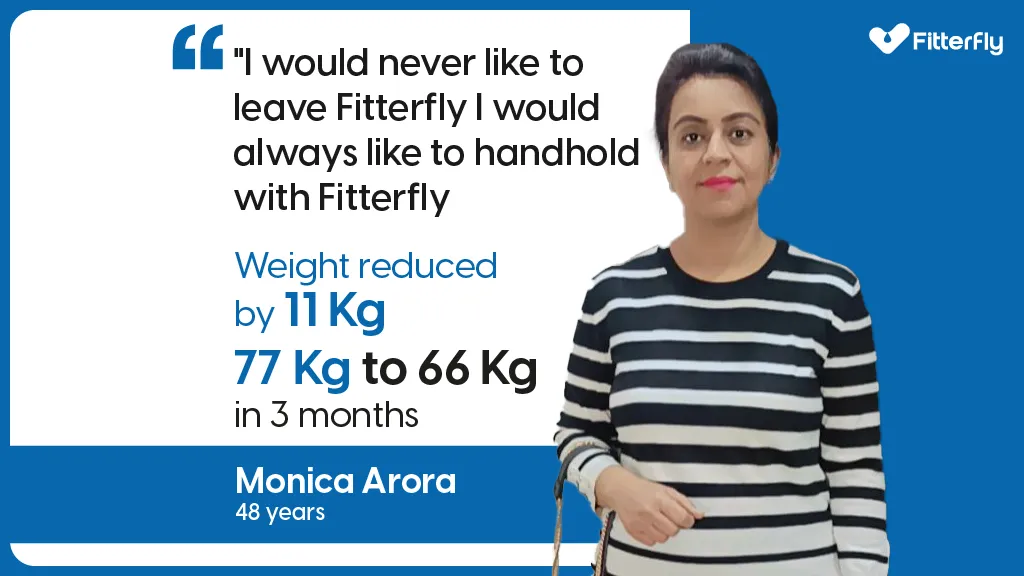 Success Story Monica Arora's Weight loss Victory