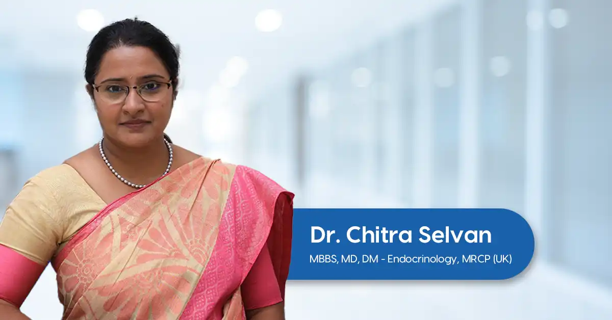 Dr. Chitra Selvan (Endocrinologist, Associate Professor, Ramaiah Medical College)
