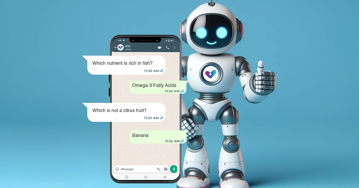 AI-powered chatbot resolving members' queries in diabetes care