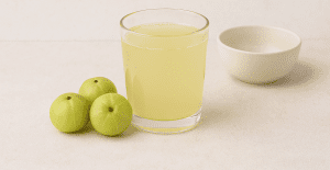 Amla Juice with Warm Water