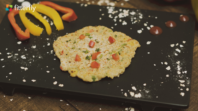 Oats Capsicum Pancake With Oil