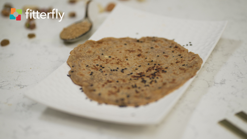 Almond Paratha With Ghee