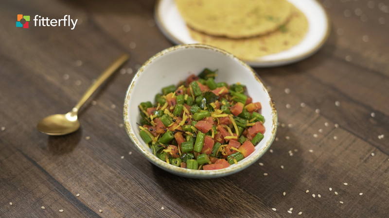Carrot French Beans Poriyal With Oil