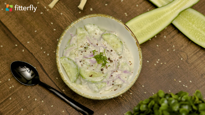 Creamy Cucumber Lettuce Salad