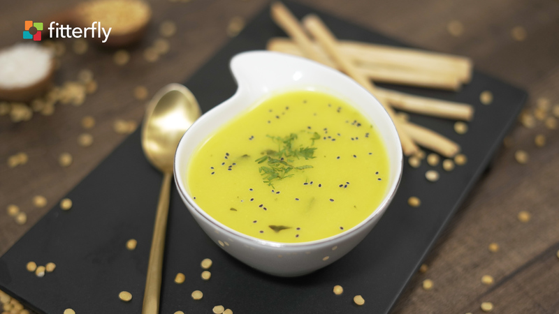 Rice Dal Thick Soup With Ghee