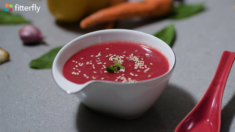 Carrot Beetroot Thick Soup