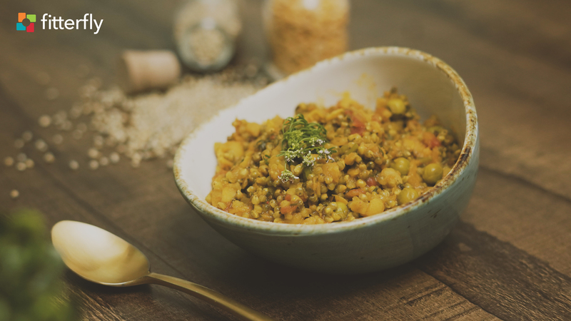 Vegetable Bajra Dal Khichdi With Oil