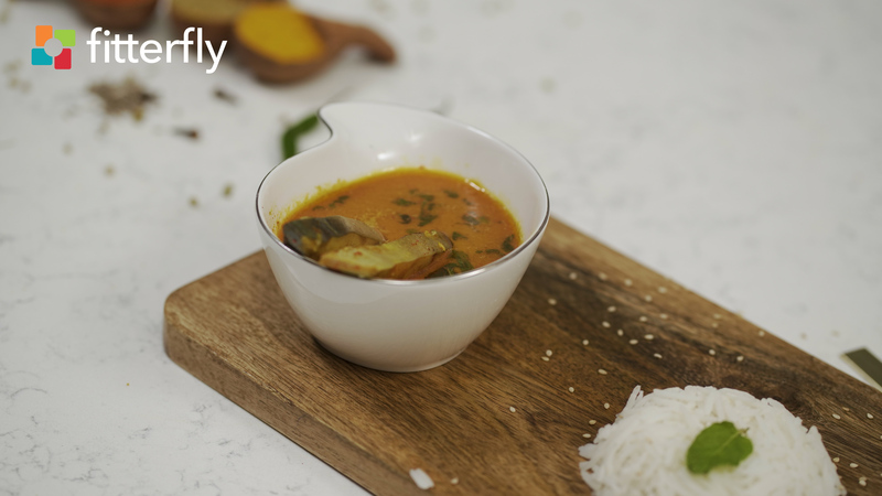 Pomfret Curry In Coconut Milk