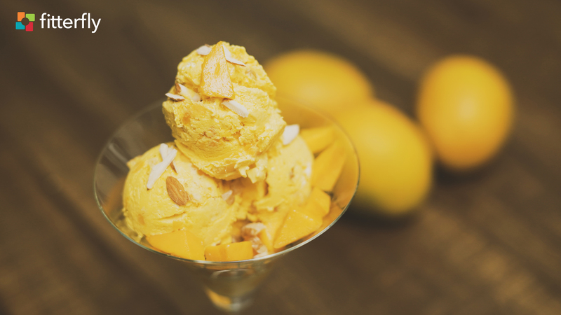 Nutty Mango Ice cream